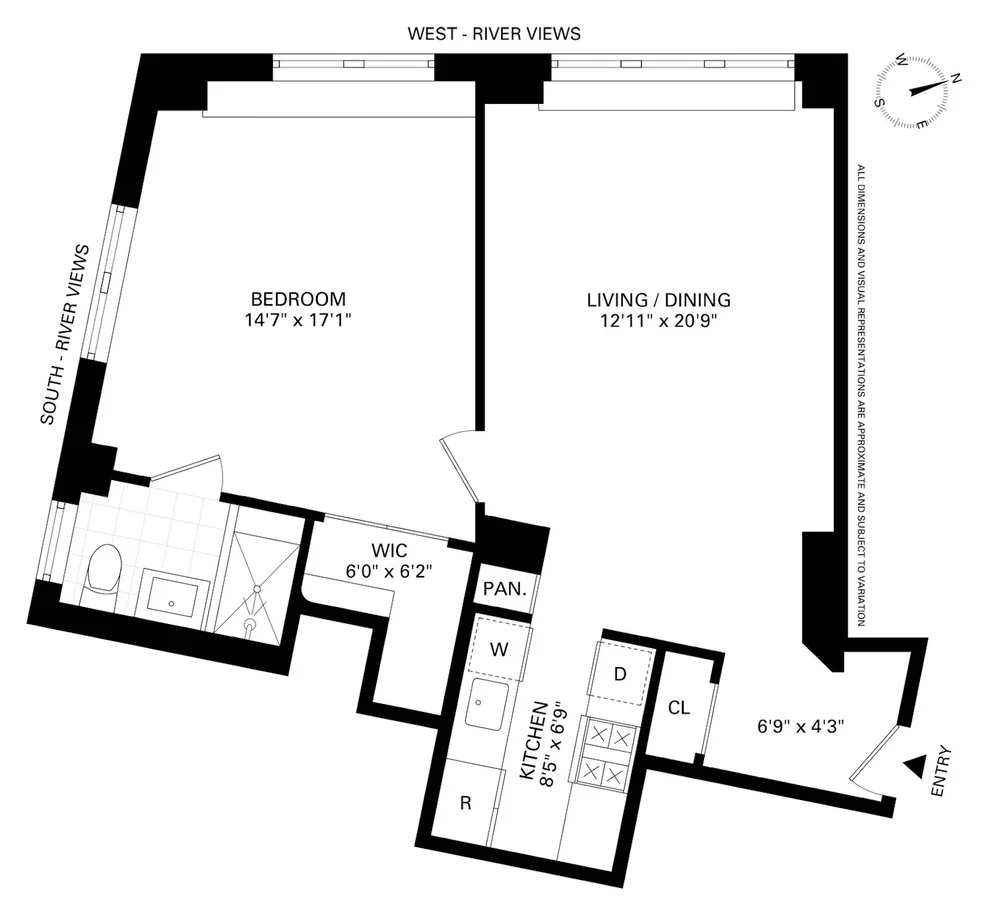 Unit for sale at 33 RIVERSIDE Drive, Manhattan, NY 10023