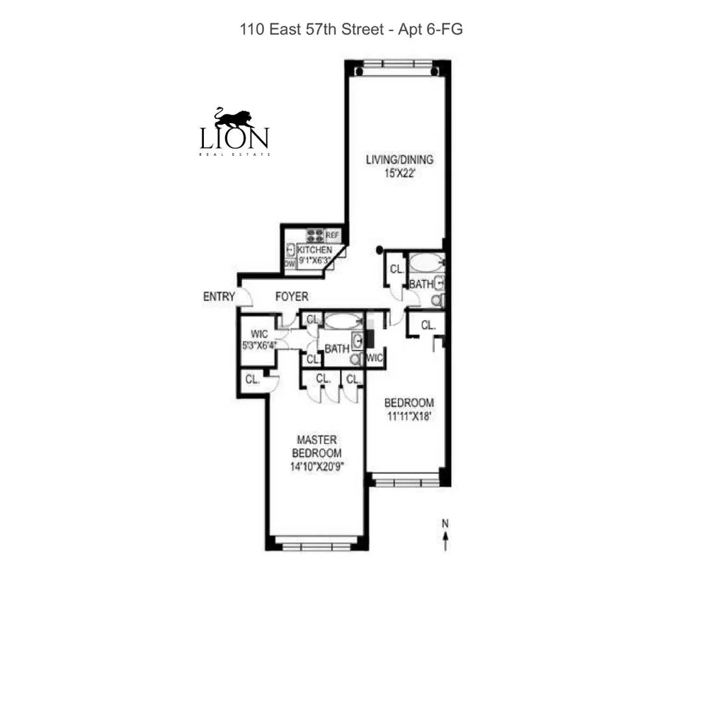 Unit for sale at 110 E 57th Street, Manhattan, NY 10022