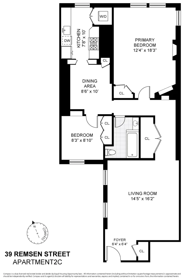 Unit for sale at 39 Remsen Street, Brooklyn, NY 11201