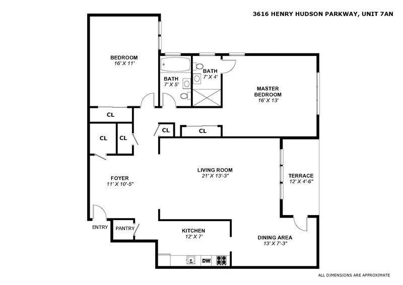 Unit for sale at 3616 HENRY HUDSON Parkway, Bronx, NY 10463