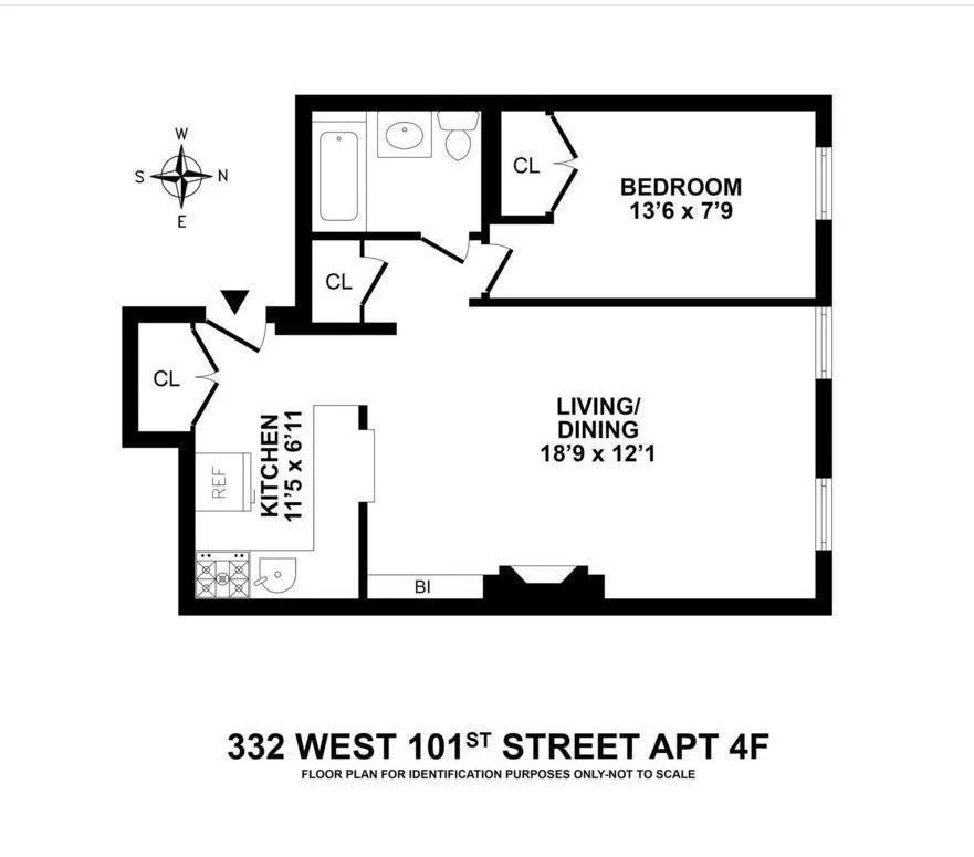 Unit for sale at 332 W 101ST Street, Manhattan, NY 10025