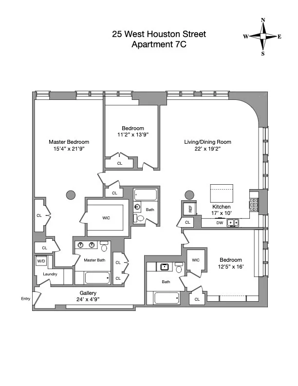 Unit for sale at 25 W HOUSTON Street, Manhattan, NY 10012