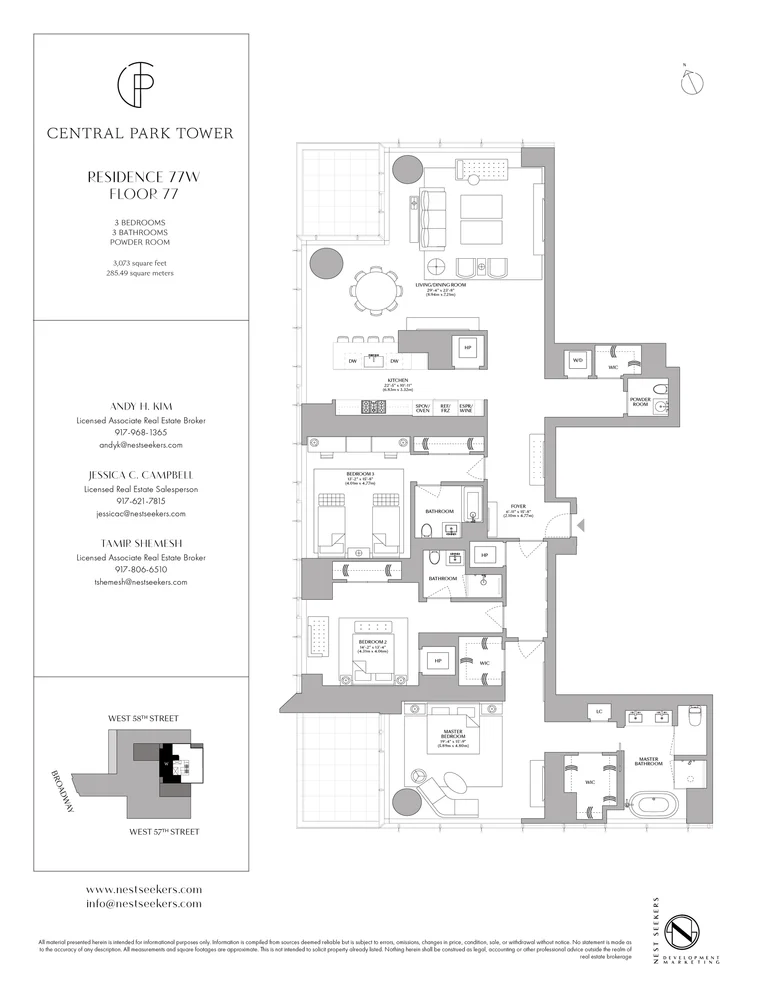 Unit for sale at 217 W 57th Street, Manhattan, NY 10019