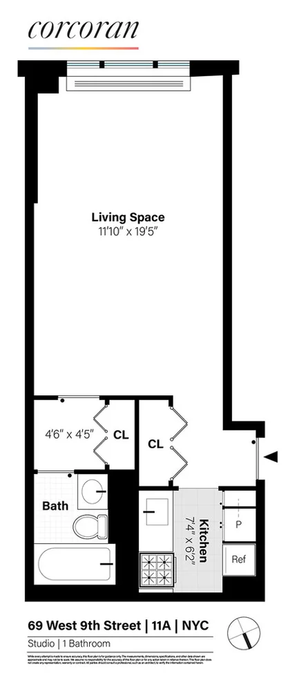 Unit for sale at 69 W 9TH Street, Manhattan, NY 10011