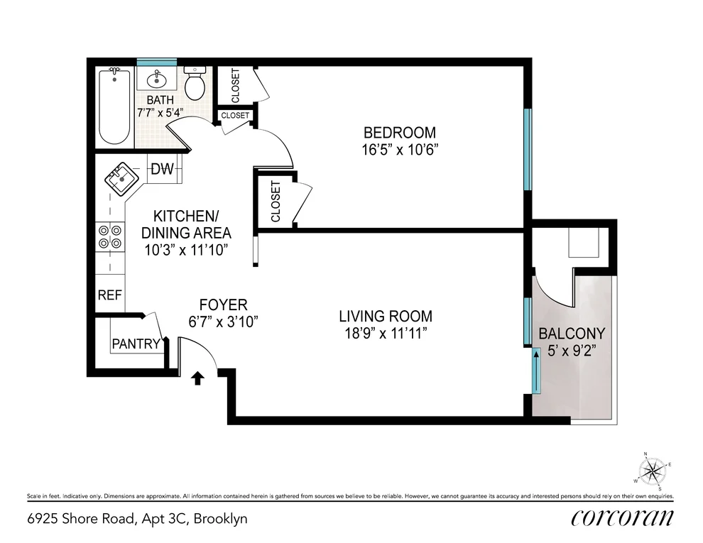 Unit for sale at 6925 SHORE Road, Brooklyn, NY 11209