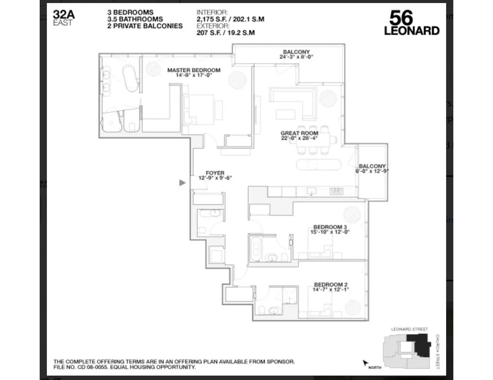 Unit for sale at 56 LEONARD Street, Manhattan, NY 10013