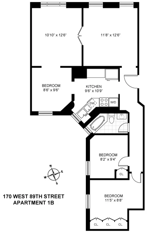 Unit for sale at 170 W 89th Street, Manhattan, NY 10024