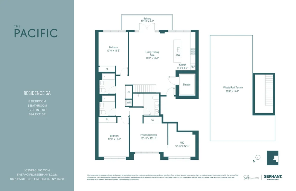 Unit for sale at 1025 PACIFIC Street, Brooklyn, NY 11238
