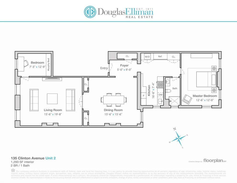 Unit for sale at 135 Clinton Avenue, Brooklyn, NY 11205