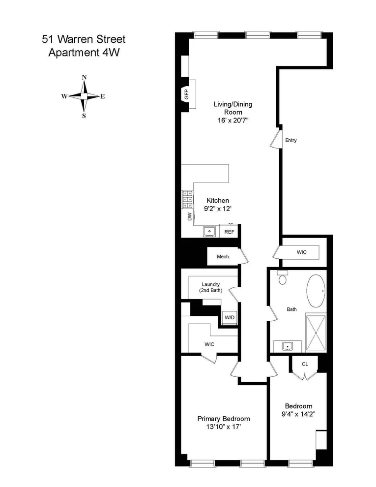 Unit for sale at 51 WARREN Street, Manhattan, NY 10007