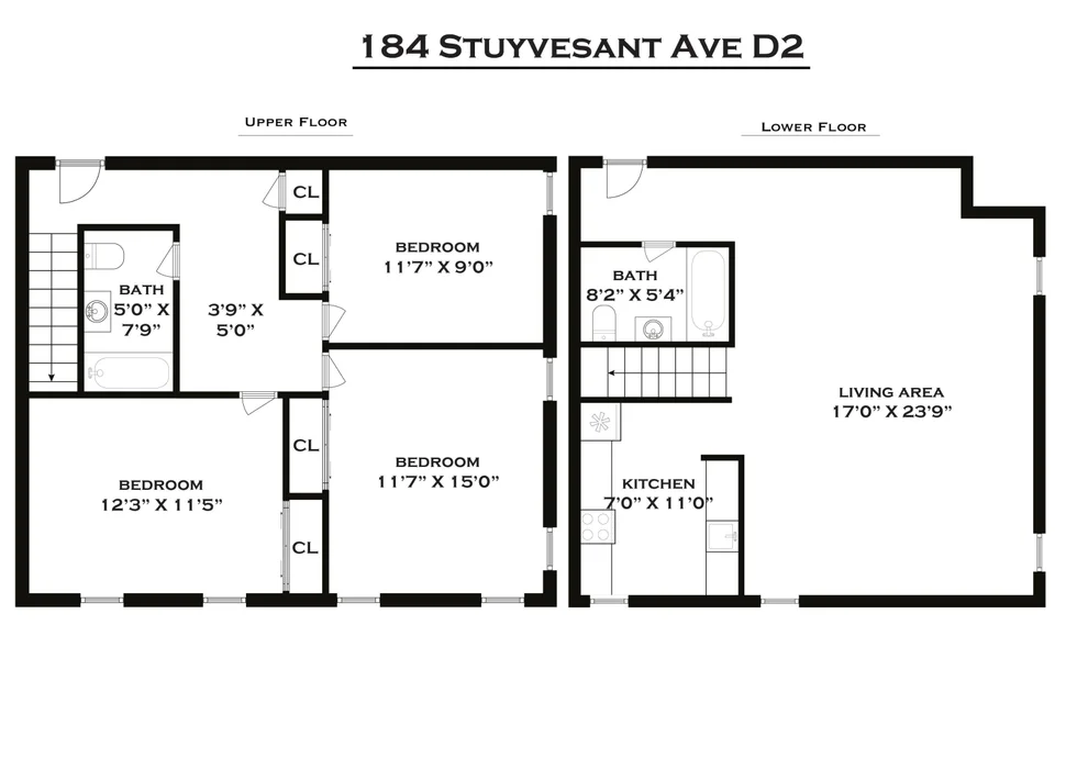 Unit for sale at 184 Stuyvesant Avenue, Brooklyn, NY 11221