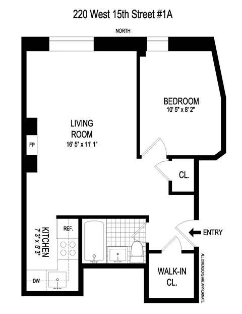 Unit for sale at 220 W 15TH Street, Manhattan, NY 10011
