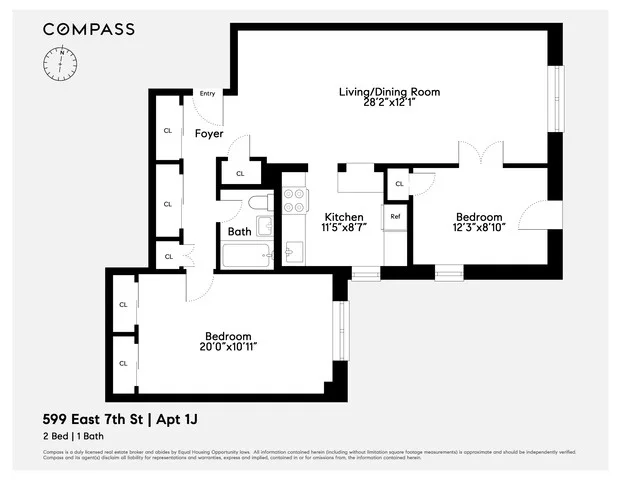 Unit for sale at 599 E 7th Street, Brooklyn, NY 11218