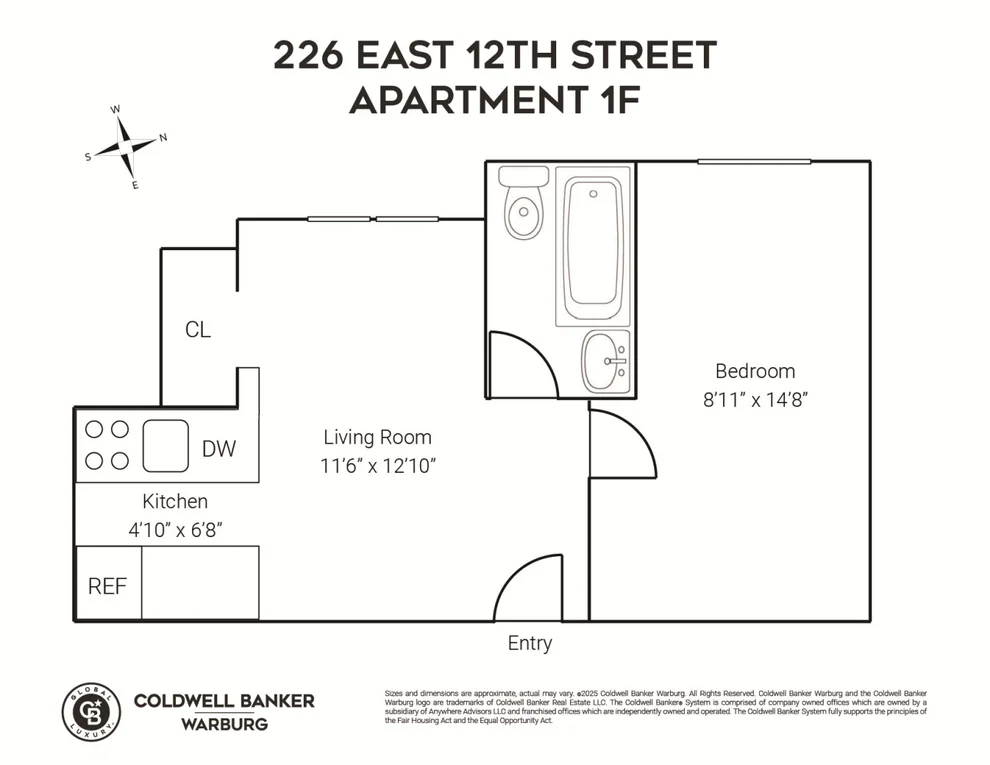 Unit for sale at 226 E 12TH Street, Manhattan, NY 10003