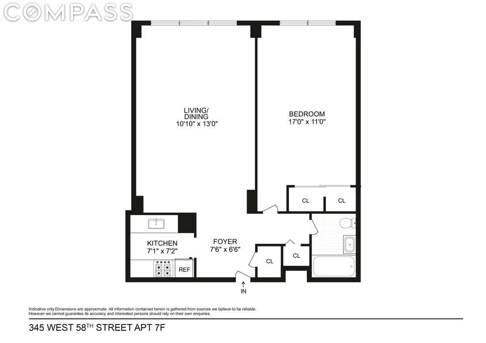 Unit for sale at 345 W 58th Street, Manhattan, NY 10019