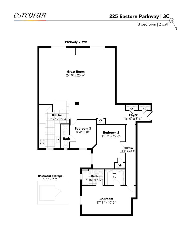 Unit for sale at 225 EASTERN Parkway, Brooklyn, NY 11238