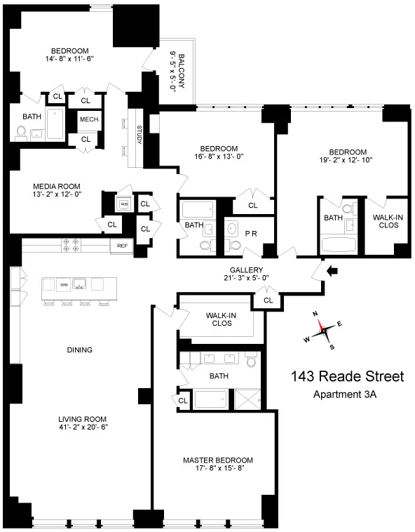 Unit for sale at 143 READE Street, Manhattan, NY 10013