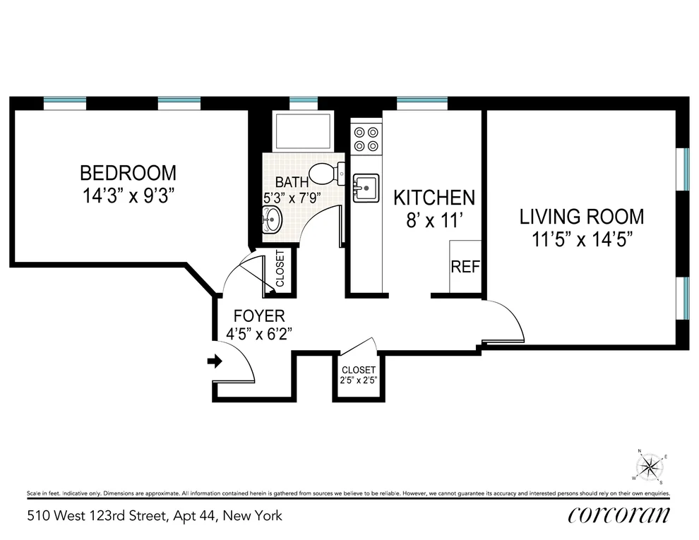 Unit for sale at 510 W 123RD Street, Manhattan, NY 10027