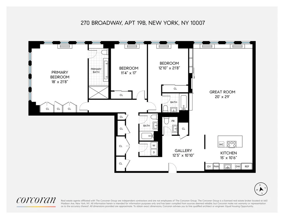 Unit for sale at 270 BROADWAY, Manhattan, NY 10007