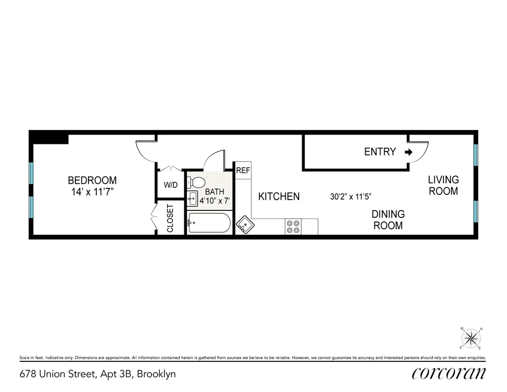 Unit for sale at 678 UNION Street, Brooklyn, NY 11215