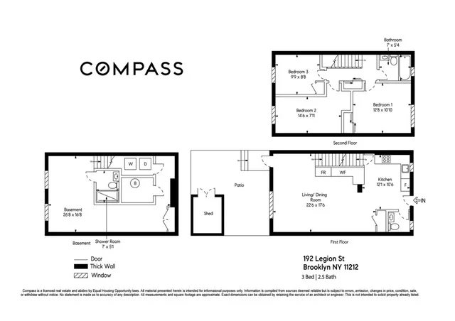 Unit for sale at 192 Legion Street, Brooklyn, NY 11212