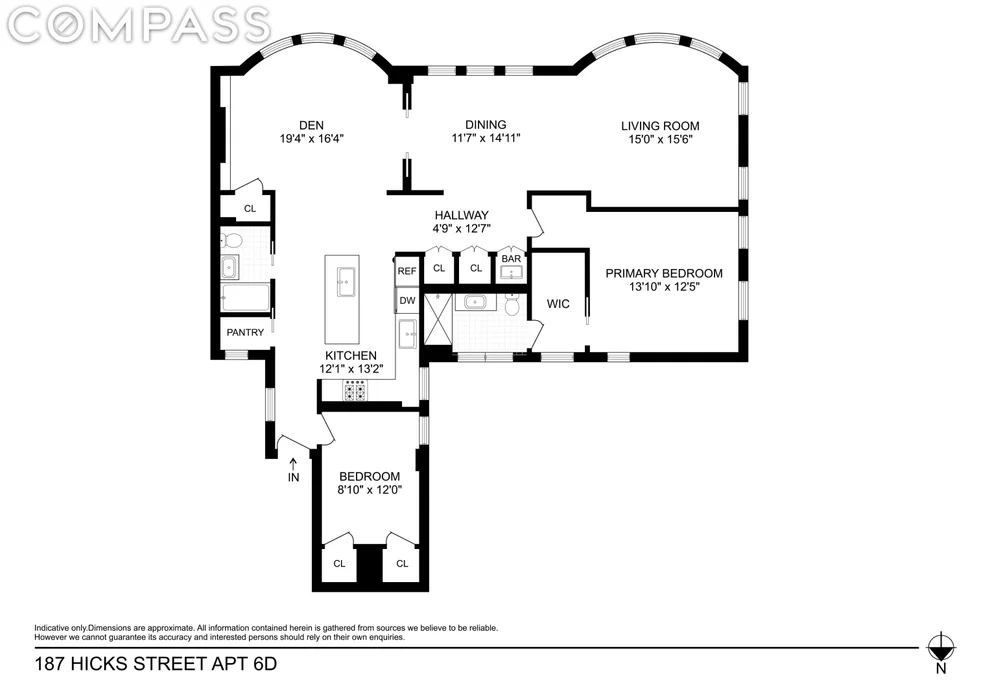 Unit for sale at 187 Hicks Street, Brooklyn, NY 11201