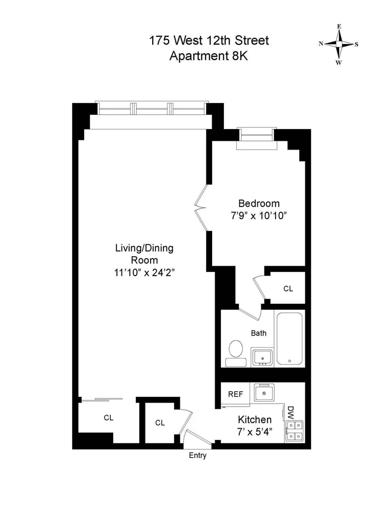 Unit for sale at 175 W 12TH Street, Manhattan, NY 10011