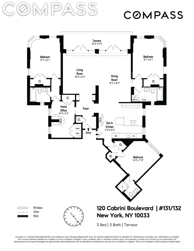 Unit for sale at 120 Cabrini Boulevard, Manhattan, NY 10033