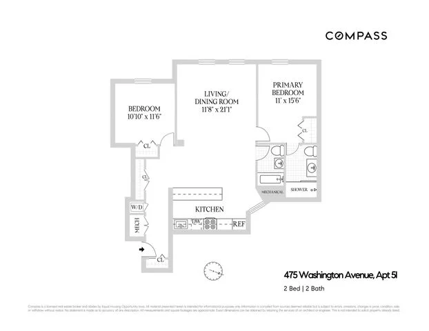 Unit for sale at 475 Washington Avenue, Brooklyn, NY 11238
