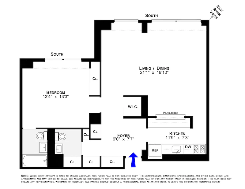 Unit for sale at 531 MAIN Street, Manhattan, NY 10044
