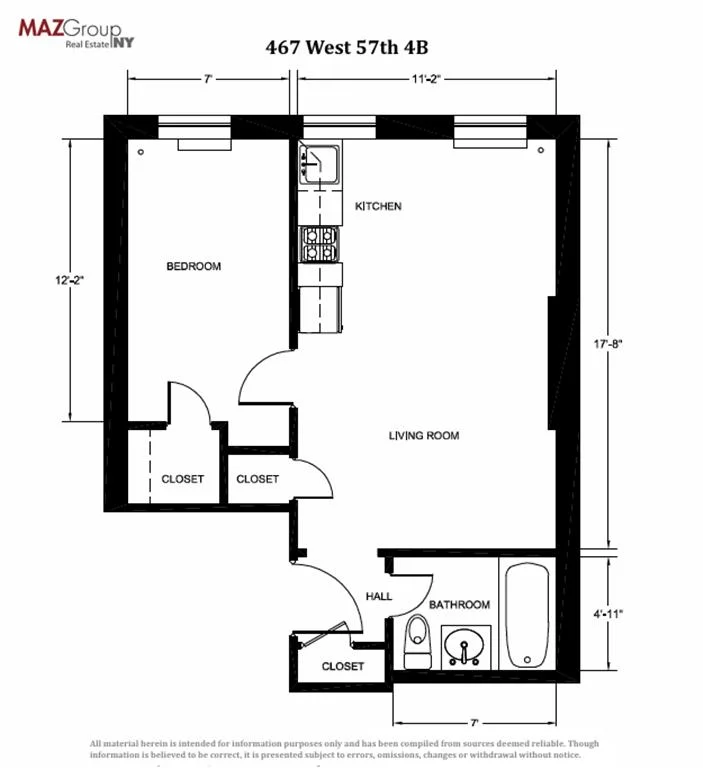 Unit for sale at 467 W 57th Street, Manhattan, NY 10019