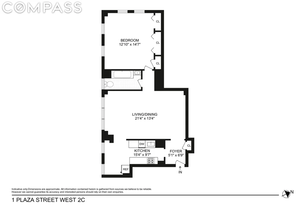 Unit for sale at 1 Plaza Street W, Brooklyn, NY 11217
