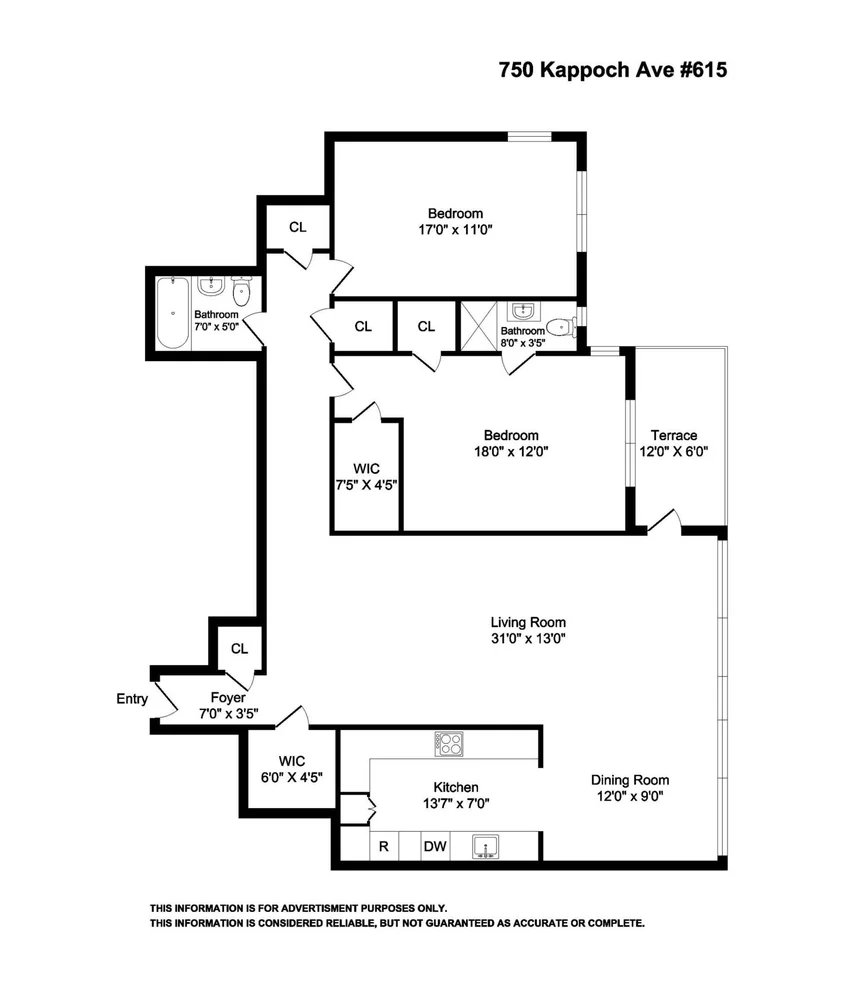 Unit for sale at 750 KAPPOCK Street, Bronx, NY 10463