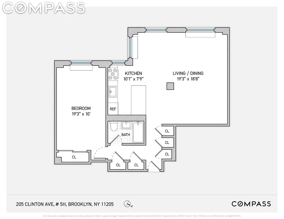 Unit for sale at 205 Clinton Avenue, Brooklyn, NY 11205