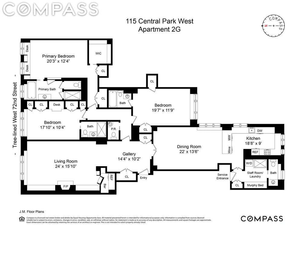 Unit for sale at 115 Central Park W, Manhattan, NY 10023