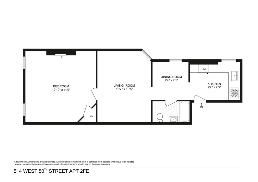 Unit for sale at 514 W 50TH Street, Manhattan, NY 10019
