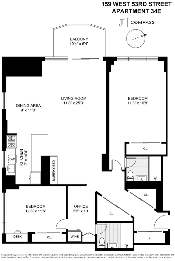 Unit for sale at 159 W 53rd Street, Manhattan, NY 10019