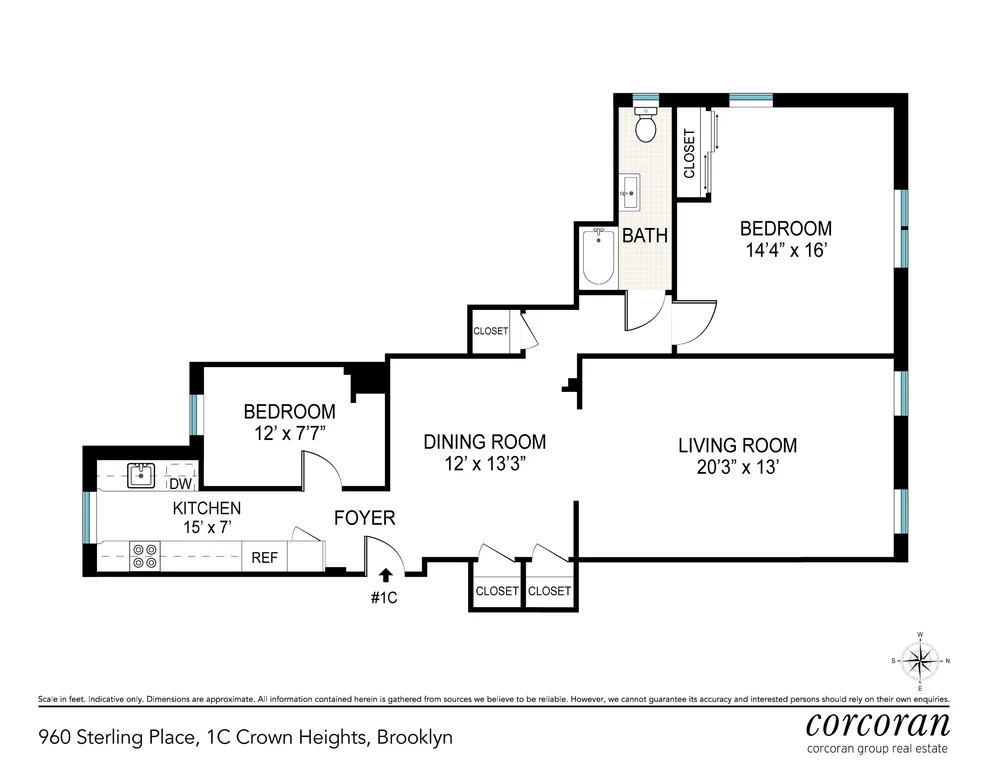 Unit for sale at 960 STERLING Place, Brooklyn, NY 11213