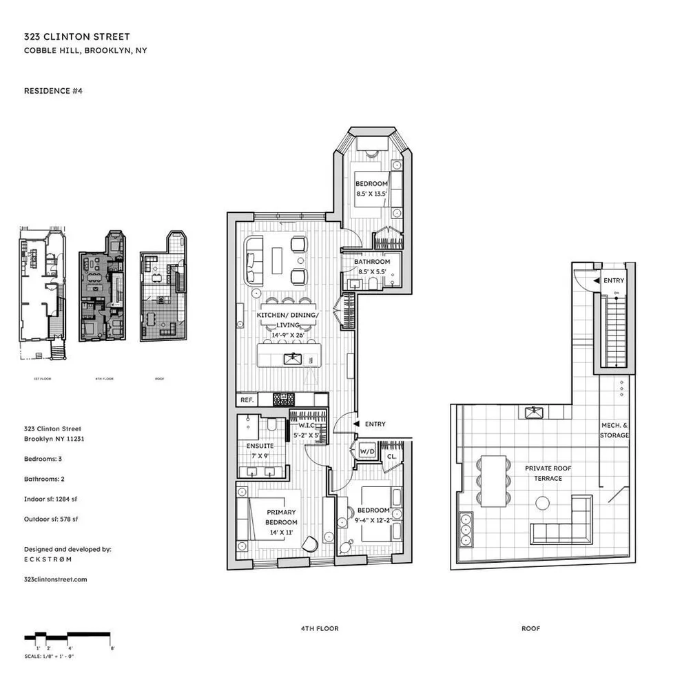 Unit for sale at 323 CLINTON Street, Brooklyn, NY 11231