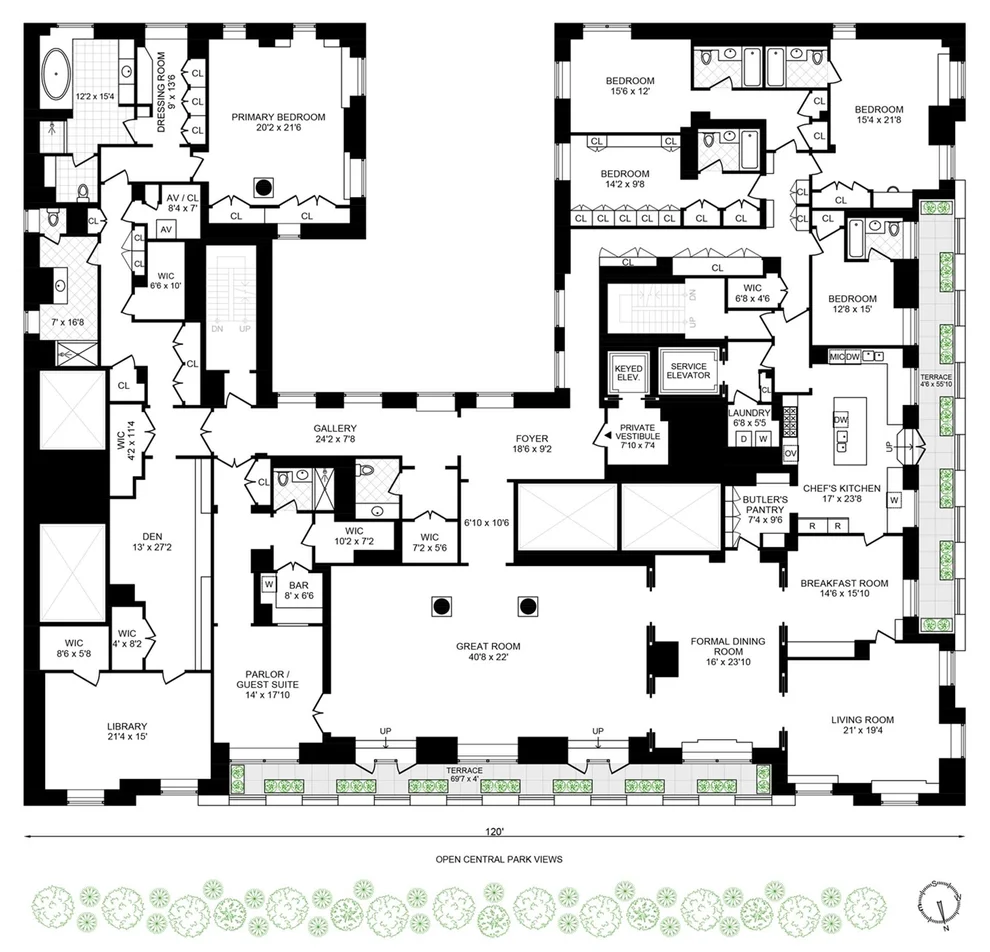 Unit for sale at 50 CENTRAL Park S, Manhattan, NY 10019