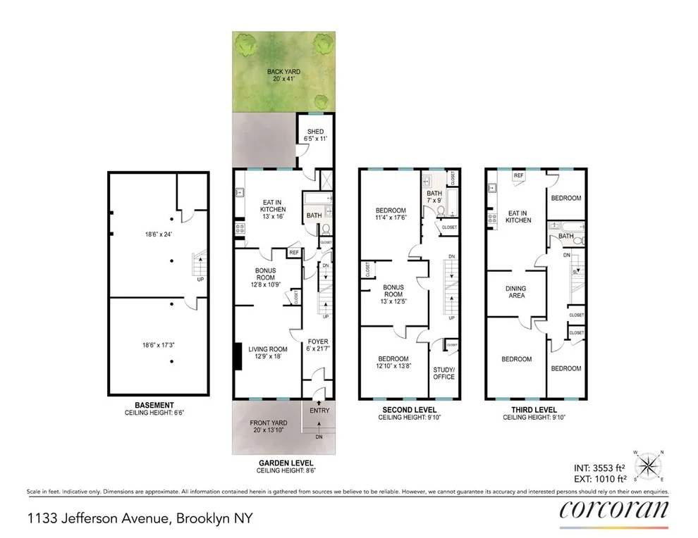 Unit for sale at 1133 JEFFERSON Avenue, Brooklyn, NY 11221
