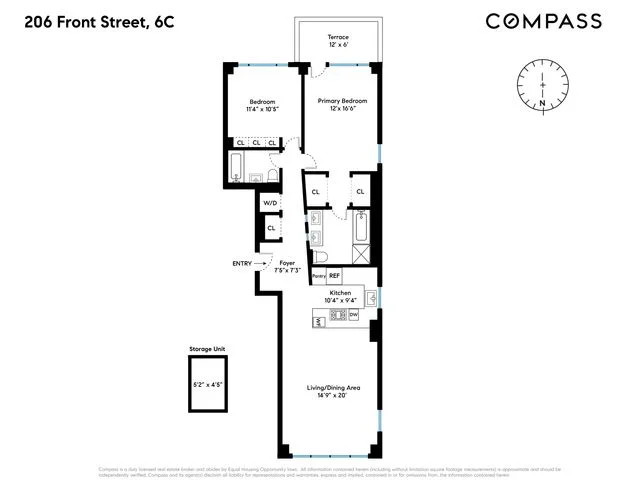 Unit for sale at 206 Front Street, Brooklyn, NY 11201