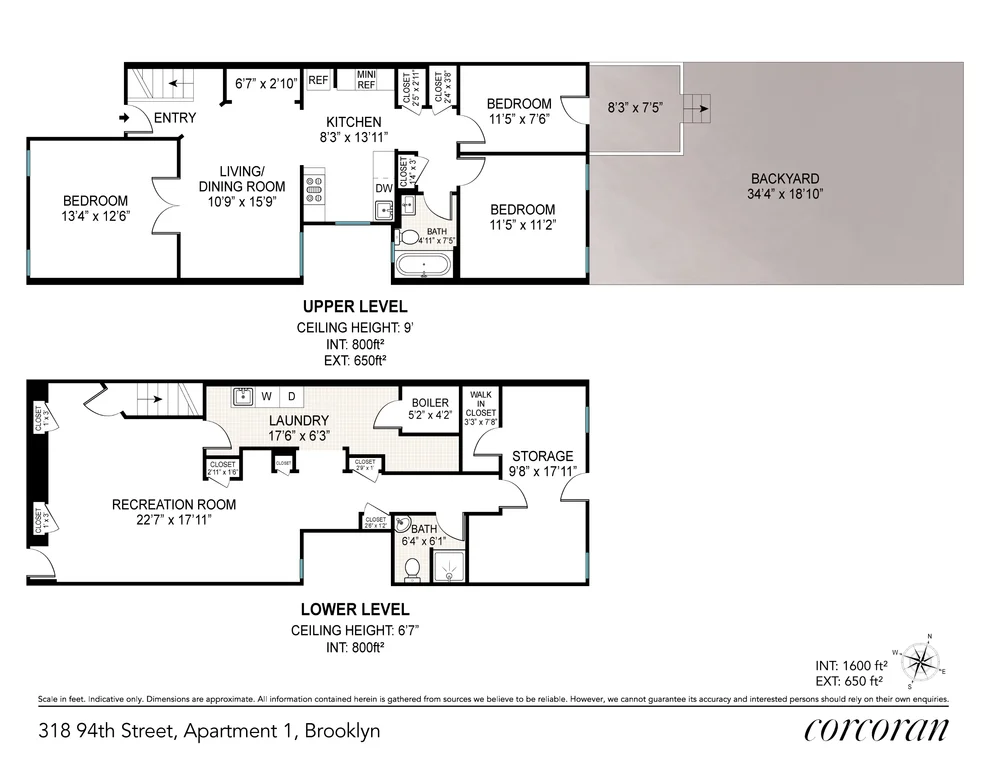 Unit for sale at 318 94TH Street, Brooklyn, NY 11209