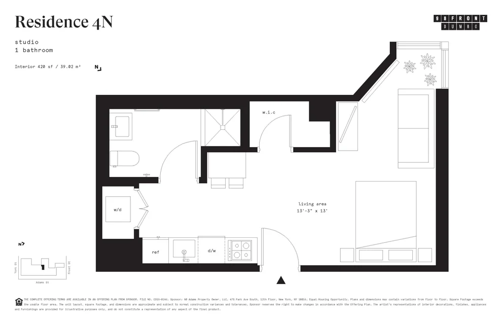 Unit for sale at 98 Front Street, Brooklyn, NY 11201