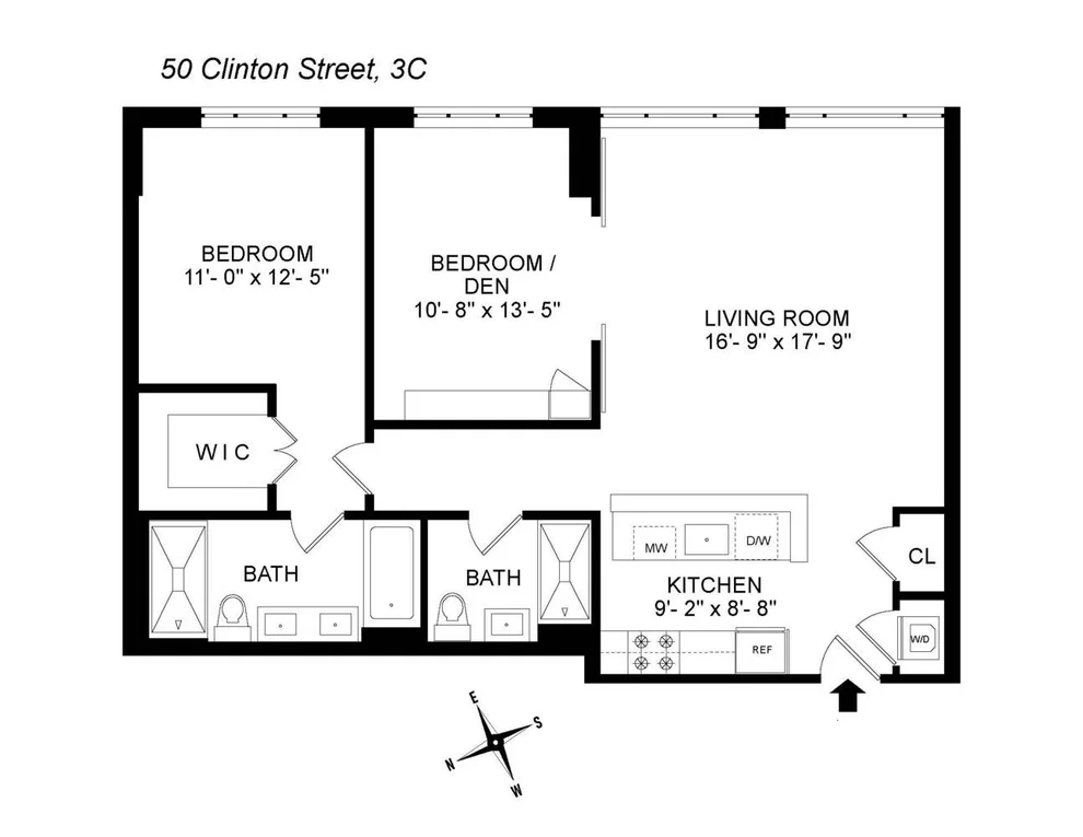Unit for sale at 50 CLINTON Street, Manhattan, NY 10002