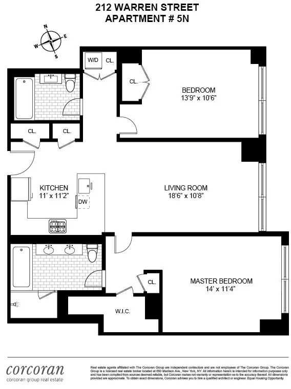 Unit for sale at 212 WARREN Street, Manhattan, NY 10282