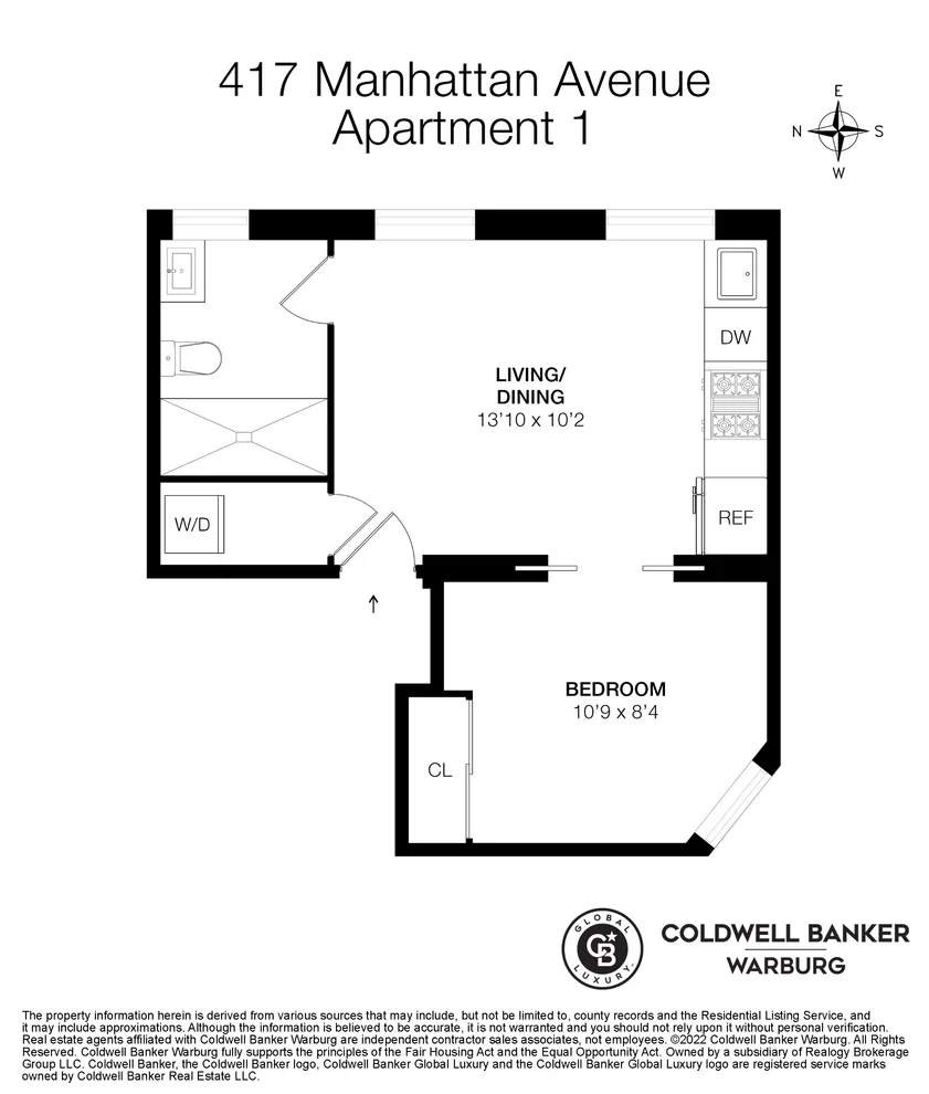 Unit for sale at 417 MANHATTAN Avenue, Manhattan, NY 10026