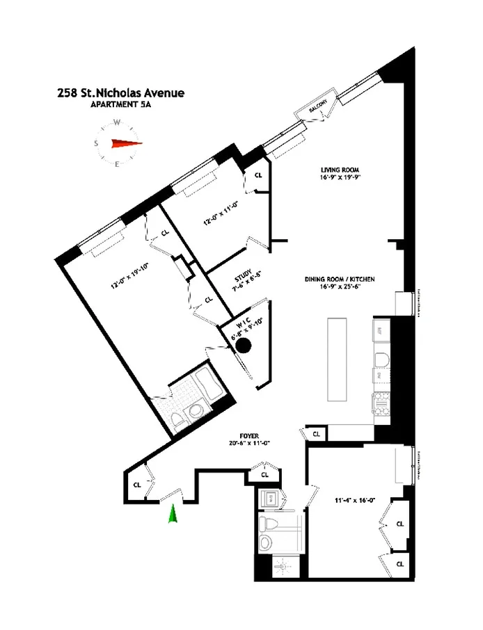 Unit for sale at 258 ST NICHOLAS Avenue, Manhattan, NY 10027