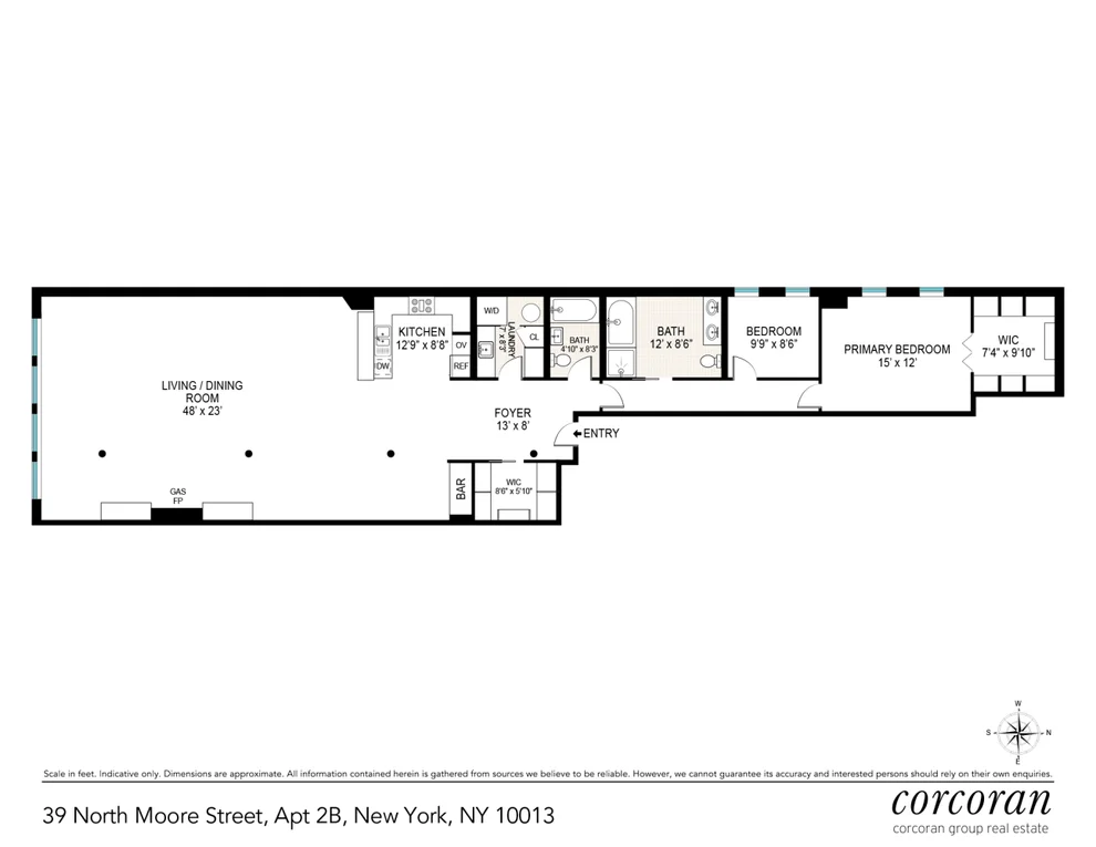 Unit for sale at 39 N MOORE Street, Manhattan, NY 10013