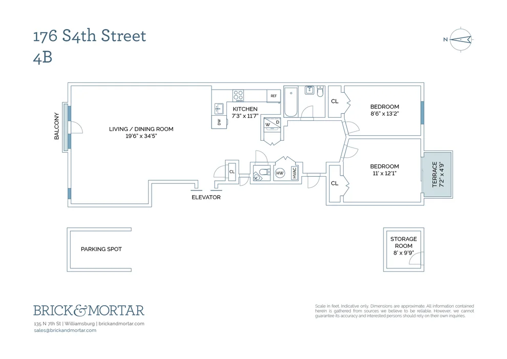 Unit for sale at 176 S 4TH Street, Brooklyn, NY 11211